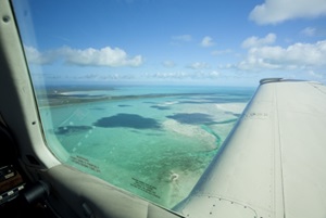Aerial island view