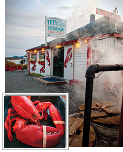 Lobster pound and the local delicacy