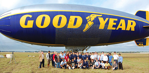 When you go to school at an airport, field trips to see exotic aircraft are part of the drill.