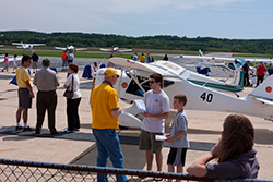 International Learn to Fly Day attracted the community to Frederick Municipal Airport.