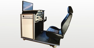 Flight schools can get an advanced aviation training device modeled after a Cessna 172 from one-G simulation with no up-front cost. Photo courtesy one-G simulation.