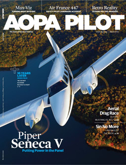 Pilot Magazine Cover March 2013