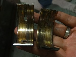 spun main bearing