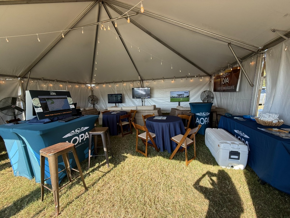 AOPA Pilot Oasis Tent